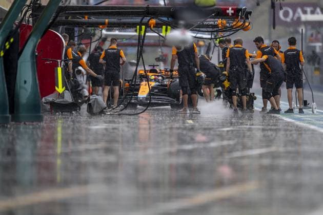 Budapest - 21-07-2023, Hungaroring, Oscar Piastri team at the Formula 1 Hungary Grand Prix 2023 Friday Formula 1 Hungary Grand Prix 2023 Friday  x21710957x Copyright:
