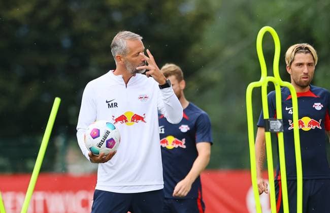 RB Leipzig - Italien Trainingslager Bruneck, 21.07.2023, Sportpark Reiperting Reischach, Fussball, RB Leipzig (GER Bundesliga) - Trainingslager in Südtirol Italien , Im Bild: Trainer Marco Rose (RB Leipzig) ,