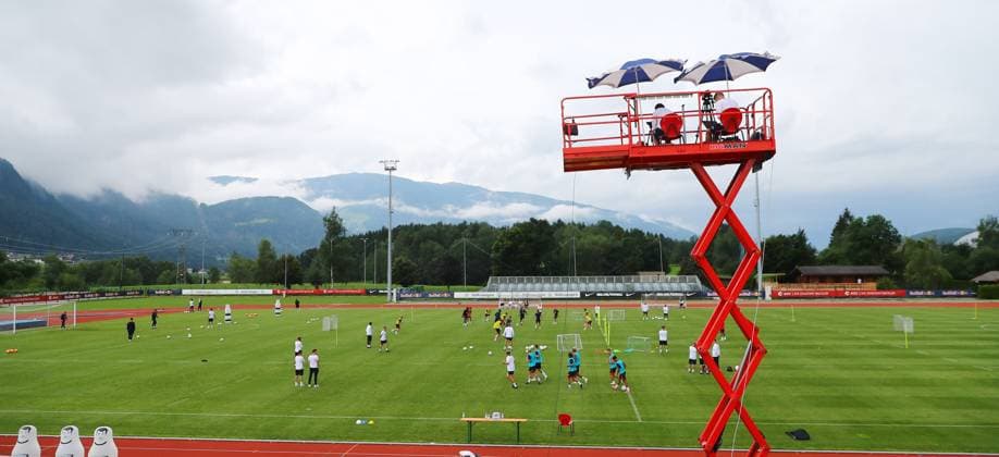 RB Leipzig - Italien Trainingslager Bruneck, 21.07.2023, Sportpark Reiperting Reischach, Fussball, RB Leipzig (GER Bundesliga) - Trainingslager in Südtirol Italien , Im Bild: Übersicht