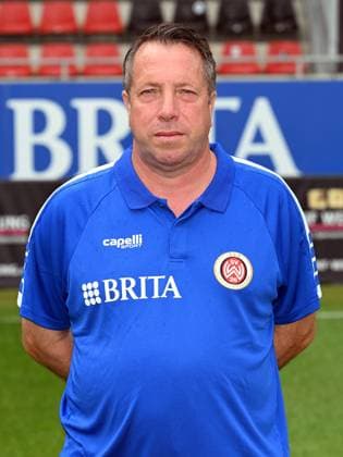 21.07.2023, xjhx, Fussball 2.Bundesliga, SV Wehen Wiesbaden Fototermin Saison 2023 24 emspor, Cheftrainer Markus Kauczinski ; SV Wehen Wiesbaden; 2.BL, Porträttermin 2023 2024 (DFL DFB REGULATIONS PROHIBIT ANY USE OF PHOTOGRAPHS as IMAGE SEQUENCES and or QUASI-VIDEO) Wiesbaden