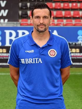 21.07.2023, xjhx, Fussball 2.Bundesliga, SV Wehen Wiesbaden Fototermin Saison 2023 24 emspor, Torwart-Trainer Marjan Petkovic; SV Wehen Wiesbaden; 2.BL, Porträttermin 2023 2024 (DFL DFB REGULATIONS PROHIBIT ANY USE OF PHOTOGRAPHS as IMAGE SEQUENCES and or QUASI-VIDEO) Wiesbaden