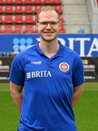 21.07.2023, xjhx, Fussball 2.Bundesliga, SV Wehen Wiesbaden Fototermin Saison 2023 24 emspor, Konstantin Langhammer (Scout & Analyst); SV Wehen Wiesbaden; 2.BL, Porträttermin 2023 2024 (DFL DFB REGULATIONS PROHIBIT ANY USE OF PHOTOGRAPHS as IMAGE SEQUENCES and or QUASI-VIDEO) Wiesbaden