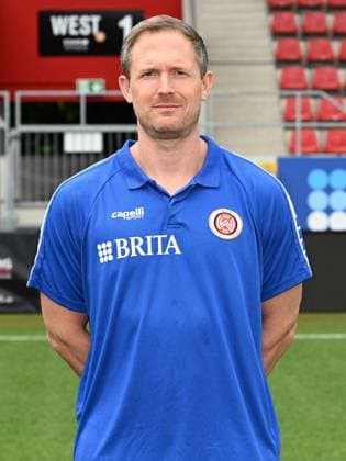 21.07.2023, xjhx, Fussball 2.Bundesliga, SV Wehen Wiesbaden Fototermin Saison 2023 24 emspor, Sebastian Wagener (Athletik-Trainer); SV Wehen Wiesbaden; 2.BL, Porträttermin 2023 2024 (DFL DFB REGULATIONS PROHIBIT ANY USE OF PHOTOGRAPHS as IMAGE SEQUENCES and or QUASI-VIDEO) Wiesbaden