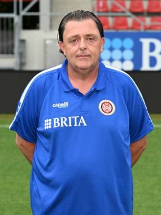 21.07.2023, xjhx, Fussball 2.Bundesliga, SV Wehen Wiesbaden Fototermin Saison 2023 24 emspor, Torsten Conradi (Betreuer); SV Wehen Wiesbaden; 2.BL, Porträttermin 2023 2024 (DFL DFB REGULATIONS PROHIBIT ANY USE OF PHOTOGRAPHS as IMAGE SEQUENCES and or QUASI-VIDEO) Wiesbaden