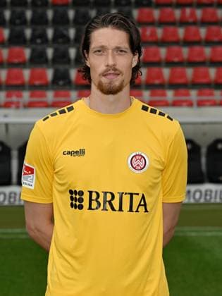 21.07.2023, xjhx, Fussball 2.Bundesliga, SV Wehen Wiesbaden Fototermin Saison 2023 24 emspor, Torwart Florian Stritzel (16); SV Wehen Wiesbaden; 2.BL, Porträttermin 2023 2024 (DFL DFB REGULATIONS PROHIBIT ANY USE OF PHOTOGRAPHS as IMAGE SEQUENCES and or QUASI-VIDEO) Wiesbaden