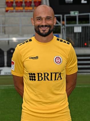21.07.2023, xjhx, Fussball 2.Bundesliga, SV Wehen Wiesbaden Fototermin Saison 2023 24 emspor, Mohamed Amsif (13); SV Wehen Wiesbaden; 2.BL, Porträttermin 2023 2024 (DFL DFB REGULATIONS PROHIBIT ANY USE OF PHOTOGRAPHS as IMAGE SEQUENCES and or QUASI-VIDEO) Wiesbaden