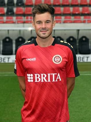 21.07.2023, xjhx, Fussball 2.Bundesliga, SV Wehen Wiesbaden Fototermin Saison 2023 24 emspor, Thijmen Goppel (9); SV Wehen Wiesbaden; 2.BL, Porträttermin 2023 2024 (DFL DFB REGULATIONS PROHIBIT ANY USE OF PHOTOGRAPHS as IMAGE SEQUENCES and or QUASI-VIDEO) Wiesbaden