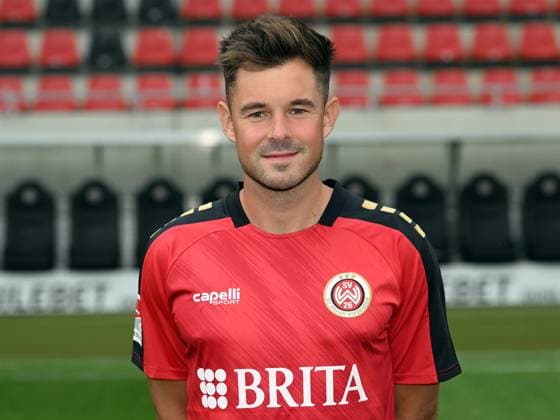 21.07.2023, xjhx, Fussball 2.Bundesliga, SV Wehen Wiesbaden Fototermin Saison 2023 24 emspor, Thijmen Goppel (9); SV Wehen Wiesbaden; 2.BL, Porträttermin 2023 2024 (DFL DFB REGULATIONS PROHIBIT ANY USE OF PHOTOGRAPHS as IMAGE SEQUENCES and or QUASI-VIDEO) Wiesbaden