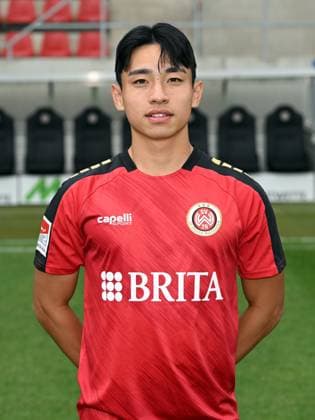 21.07.2023, xjhx, Fussball 2.Bundesliga, SV Wehen Wiesbaden Fototermin Saison 2023 24 emspor, Hyunju Lee (20) ; SV Wehen Wiesbaden; 2.BL, Porträttermin 2023 2024 (DFL DFB REGULATIONS PROHIBIT ANY USE OF PHOTOGRAPHS as IMAGE SEQUENCES and or QUASI-VIDEO) Wiesbaden