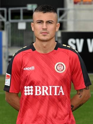 21.07.2023, xjhx, Fussball 2.Bundesliga, SV Wehen Wiesbaden Fototermin Saison 2023 24 emspor, Antonio Jonjic (10); SV Wehen Wiesbaden; 2.BL, Porträttermin 2023 2024 (DFL DFB REGULATIONS PROHIBIT ANY USE OF PHOTOGRAPHS as IMAGE SEQUENCES and or QUASI-VIDEO) Wiesbaden