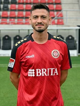 21.07.2023, xjhx, Fussball 2.Bundesliga, SV Wehen Wiesbaden Fototermin Saison 2023 24 emspor, Nico Rieble (27); SV Wehen Wiesbaden; 2.BL, Porträttermin 2023 2024 (DFL DFB REGULATIONS PROHIBIT ANY USE OF PHOTOGRAPHS as IMAGE SEQUENCES and or QUASI-VIDEO) Wiesbaden