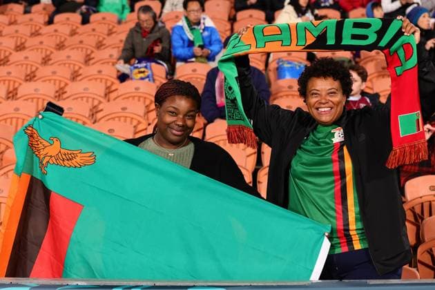 Fans during the FIFA Women s Football World Cup group C match between Zambia and Japan at Waikato Stadium in Hamilton, New Zealand on Saturday July 22, 2023. Copyright photo: Aaron Gillions Hamilton Waikato Stadium Hamilton New Zealand Copyright: xAaronxGillionsx xPhotosportx 230722ZambiaJapan_007
