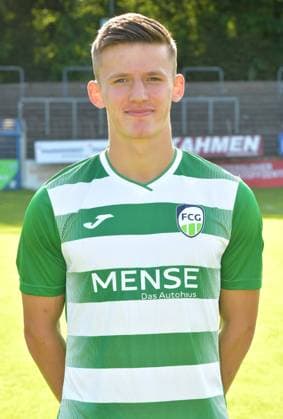 20.07.2023, GER, Fussball, Regionalliga West, Saison 2023 2024, Ohlendorfstadion im Heidewald, Gütersloh FC Gütersloh Fototermin 2023 2024 Aleksandar Kandic (FC Gütersloh), Aktion, Einzelbild, Hoch, Portrait