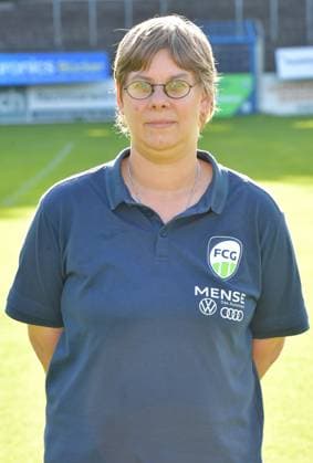 20.07.2023, GER, Fussball, Regionalliga West, Saison 2023 2024, Ohlendorfstadion im Heidewald, Gütersloh FC Gütersloh Fototermin 2023 2024 Annika Krause (Betreuerin FC Gütersloh), Aktion, Einzelbild, Hoch, Portrait