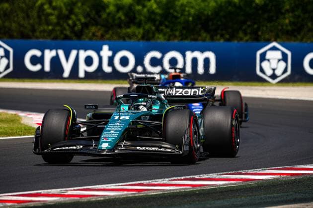 Formula 1 World Championship, WM, Weltmeisterschaft 2023 Hungarian GP, Budapest 20-23 July 2023 18 Lance Stroll, (CND) Aramco Aston Martin Mercedes during the Hungarian GP, Budapest 20-23 July 2023 at the Hungaroring, Formula 1 World championship 2023. - -  Copyright: xIPAxSport ABACAx BRIPASport20230722_266 IPAxSport ABACAx BRIPASport20230722_266