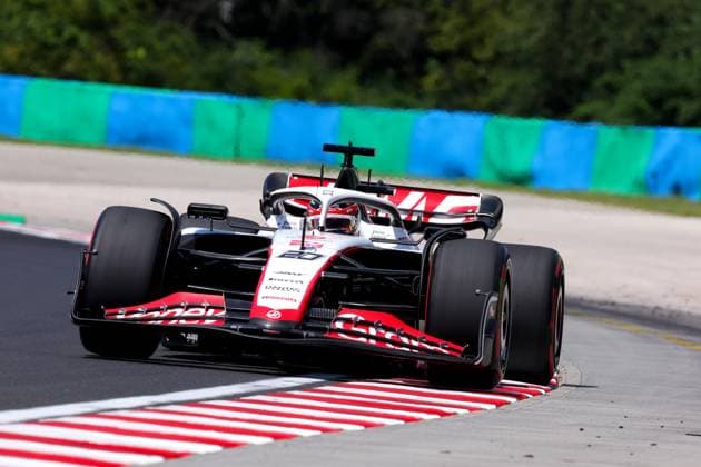 20 Kevin Magnussen (DNK, MoneyGram Haas F1 Team), F1 Grand Prix of Hungary at Hungaroring on July 22, 2023 in Budapest, Hungary. (Photo by HOCH ZWEI) Budapest Hungary