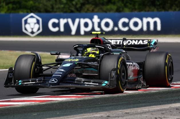 F1 Gran Prix of Hungary Lewis Hamilton of Mercedes AMG Petronas F1 Team on track during final practice for the F1 Grand Prix of Hungary at Hungaroring on July 22, 2023 Mogyorod, Hungary. Mogyorod Hungaroring Hungary Copyright: xMarcoxCanonierox