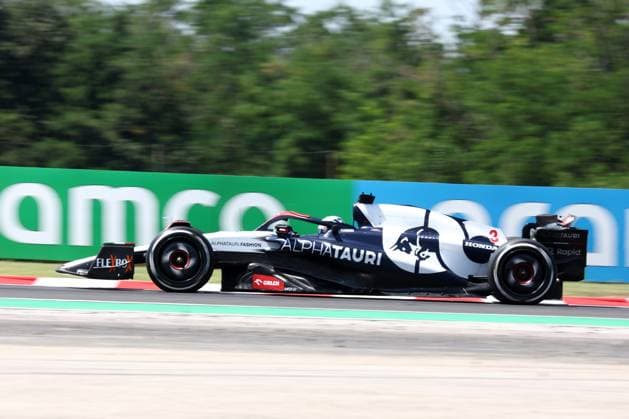 F1 Gran Prix of Hungary Daniel Ricciardo of AlphaTauri on track during final practice for the F1 Grand Prix of Hungary at Hungaroring on July 22, 2023 Mogyorod, Hungary. Mogyorod Hungaroring Hungary Copyright: xMarcoxCanonierox