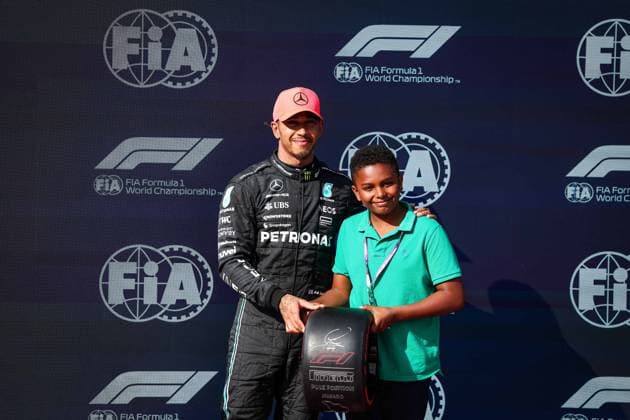 HAMILTON Lewis (gbr), Mercedes AMG F1 Team W14, portrait during the 2023 Formula 1 Qatar Airways Hungarian Grand Prix, 11th round of the 2023 Formula One World Championship, WM, Weltmeisterschaft from July 21 to 23, 2023 on the Hungaroring, in Mogyorod, Hungary - F1 - HUNGARIAN GRAND PRIX 2023 DPPI Panoramic  00123026_GOOD9772 