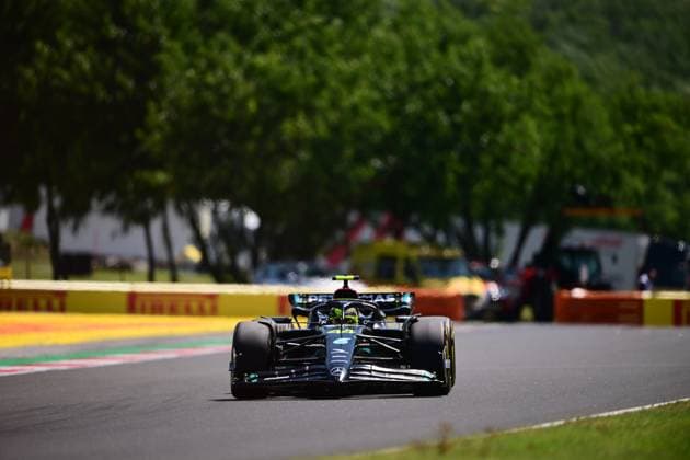 F1 Grand Prix of Hungary - Qualifying Lewis Hamilton of Mercedes-AMG Petronas F1 Team drive his single-seater during qualifying of Hungarian GP, 12th round of FIA Formula 1 World Championship, WM, Weltmeisterschaft in Hungaroring , Budapest, Pest County, Hungary, 22 07 23 Budapest Pest County Hungary  Copyright: xAndreaxDiodatox originalFilename:diodato-notitle230722_npC11.jpg
