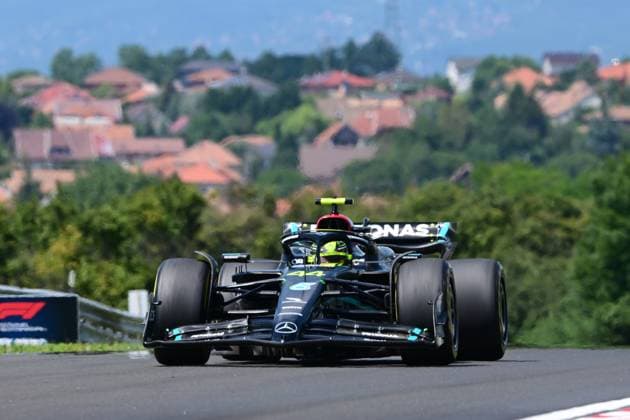 F1 Grand Prix of Hungary - Qualifying Lewis Hamilton of Mercedes-AMG Petronas F1 Team drive his single-seater during qualifying of Hungarian GP, 12th round of FIA Formula 1 World Championship, WM, Weltmeisterschaft in Hungaroring , Budapest, Pest County, Hungary, 22 07 23 Budapest Pest County Hungary  Copyright: xAndreaxDiodatox originalFilename:diodato-notitle230722_npAKg.jpg