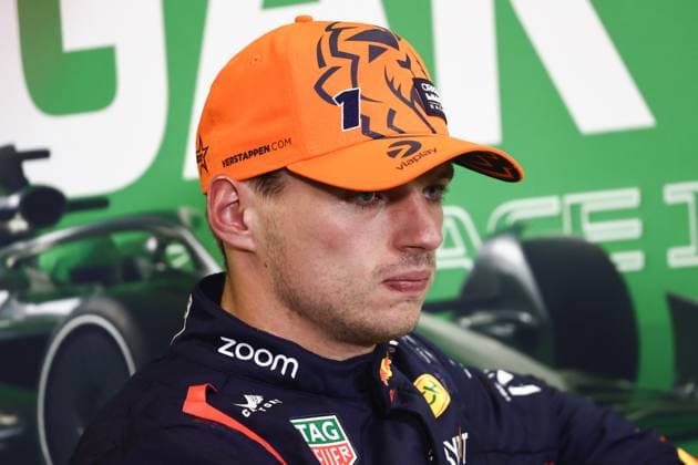 F1 Hungarian Grand Prix 2023 Qualifying Max Verstappen of Red Bull Racing during press conference, PK, Pressekonferenz after qualifying ahead of the Formula 1 Hungarian Grand Prix at Hungaroring in Budapest, Hungary on July 22, 2023. Budapest Hungary  Copyright: xJakubxPorzyckix originalFilename:porzycki-f1hungar230722_npb7W.jpg