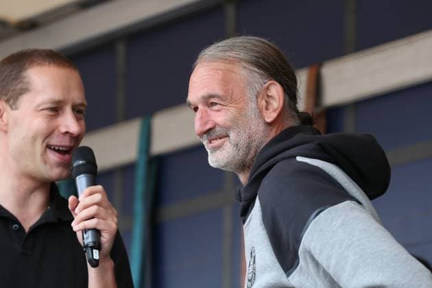 Stadionfest beim 1. FC Lok Leipzig, Regionalliga Nordost, 22.07.23 Vorstellung der Lok-Mannschaft. Torwart-Trainer Tomislav Piplica (Lok Leipzig) Fussball, Regionalliga Nordost, Saison 2023 2024, Stadionfest beim 1. FC Lok Leipzig vor dem Saisonauftakt, 22.07.23 im Bruno-Plache-Stadion, Leipzig. Copyright: xBEAUTIFULxSPORTS JanxKaeferx