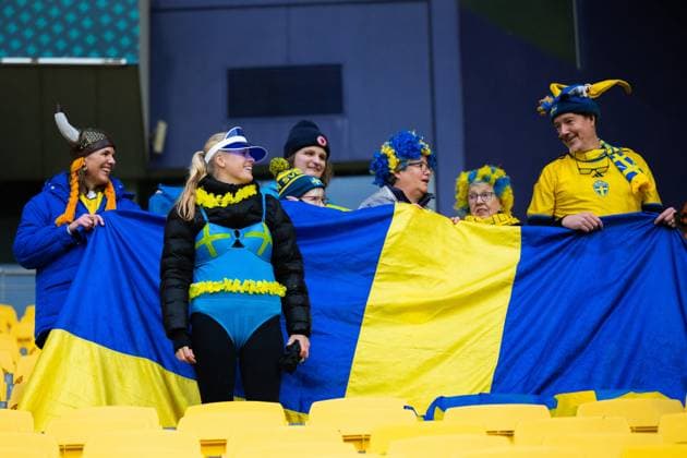 230723 Fans of Sweden ahead of the FIFA Women s World Cup football match between Sweden and South Africa on July 23, 2023 in Wellington. Photo: Mathias Bergeld BILDBYRAN kod MB MB0639 fotboll football soccer fotball fotbolls-vm världsmästerskap vm fifa womens world cup sverige a sweden south africa day 4 dam bbeng sydafrika verdensmesterskap kvinner publik *** 230723 Fans of Sweden ahead of the FIFA Women s World Cup soccer match between Sweden and South Africa on July 23, 2023 in Wellington Photo Mathias Bergeld BILDBYRAN code MB MB0639 football soccer football soccer football world cup world championship vm fifa womens world cup sverige a sweden south africa day 4 dam bbeng sydafrika verdensmesterskap kvinner publik  Copyright: MATHIASxBERGELD BB230723MB008