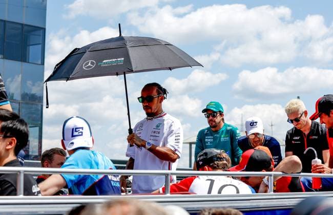 44 Lewis Hamilton (GBR, Mercedes-AMG Petronas F1 Team), F1 Grand Prix of Hungary at Hungaroring on July 23, 2023 in Budapest, Hungary. (Photo by HOCH ZWEI) Budapest Hungary