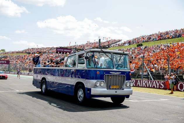Drivers parade, F1 Grand Prix of Hungary at Hungaroring on July 23, 2023 in Budapest, Hungary. (Photo by HOCH ZWEI) Budapest Hungary