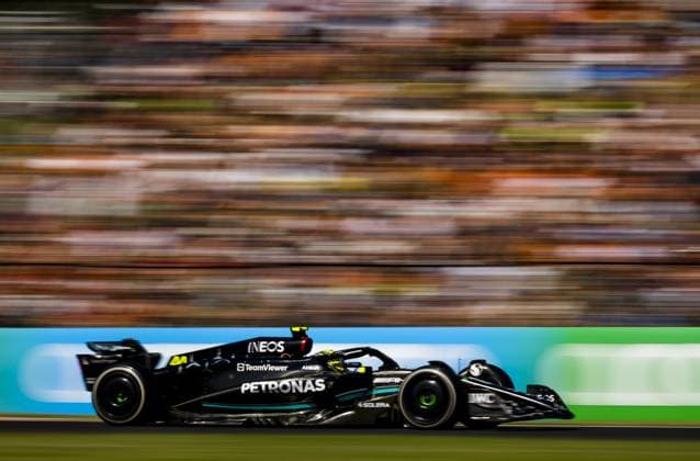 BUDAPEST - Lewis Hamilton (Mercedes) during the Hungarian Grand Prix at the Hungaroring. ANP REMKO DE WAAL F1 Grand Prix of Hungary 2023 xVIxANPxSportx xxANPxIVx 474123265 originalFilename: 474123265.jpg