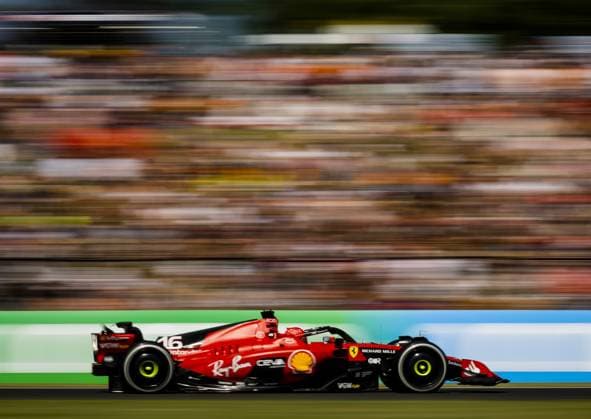 BUDAPEST - Charles Leclerc (Ferrari) during the Hungarian Grand Prix at the Hungaroring. ANP REMKO DE WAAL F1 Grand Prix of Hungary 2023 xVIxANPxSportx xxANPxIVx 474123270 originalFilename: 474123270.jpg