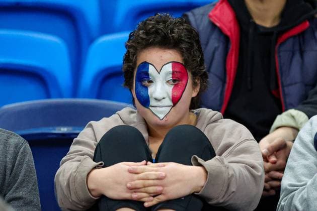 France Women v Jamaica Women 2023 FIFA Women™s World Cup 23 07 2023. France fan during the 2023 FIFA Women™s World Cup match between France Women and Jamaica Women at Stadium Australia, Sydney, Australia on 23 July 2023. Editorial use only , Copyright: xNigelxKeenex PSI-17650-0048