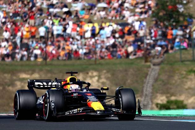 F1 Gran Prix of Hungary Max Verstappen of Red Bull Racing on track during the F1 Grand Prix of Hungary at Hungaroring on July 23, 2023 Mogyorod, Hungary. Mogyorod Hungaroring Hungary Copyright: xMarcoxCanonierox