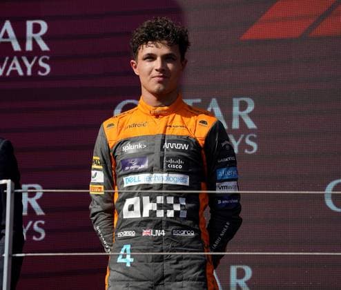 Formel 1 Grand Prix Großer Preis von Ungarn 2023 23.07.2023, Hungaroring, Budapest, Formel 1 Grand Prix Großer Preis von Ungarn 2023 , im Bild Sieger Max Verstappen (NLD), Oracle Red Bull Racing, 2.Platz für Lando Norris (GBR), McLaren F1 Team, 3.Platz für Sergio Perez (MEX), Oracle Red Bull Racing