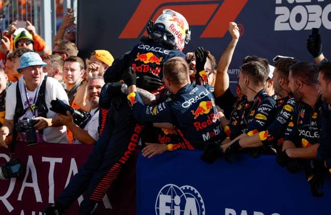 1 Max Verstappen (NLD, Oracle Red Bull Racing), F1 Grand Prix of Hungary at Hungaroring on July 23, 2023 in Budapest, Hungary. (Photo by HOCH ZWEI) Budapest Hungary