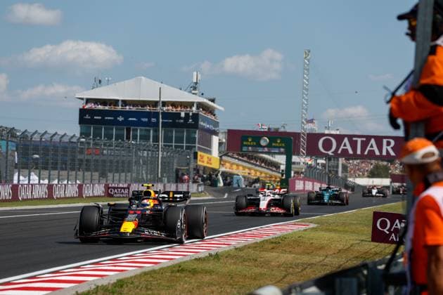11 Sergio Perez (MEX, Oracle Red Bull Racing), F1 Grand Prix of Hungary at Hungaroring on July 23, 2023 in Budapest, Hungary. (Photo by HOCH ZWEI) Budapest Hungary