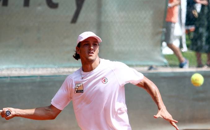 Luciano DADERI (Grosshesselohe), Pullach bei Muenchen, Tennisclub Grosshesselohe, 23.07.23, Tennis, 1. Bundesliga Herren, TC GrooÆ’AÂ¸hesselohe vs FTC Palmengarten,