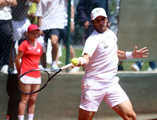 Pablo ANDUJAR-ALBA (Grosshesselohe), Pullach bei Muenchen, Tennisclub Grosshesselohe, 23.07.23, Tennis, 1. Bundesliga Herren, TC GrooÆ’AÂ¸hesselohe vs FTC Palmengarten,