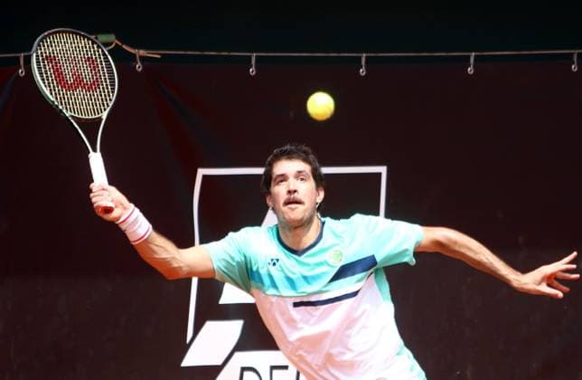 Facundo MENA (Palmengarten), Pullach bei Muenchen, Tennisclub Grosshesselohe, 23.07.23, Tennis, 1. Bundesliga Herren, TC GrooÅ¸hesselohe vs FTC Palmengarten,
