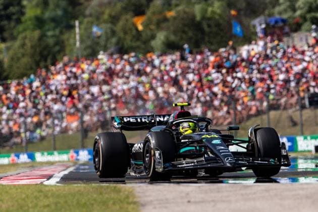 44 Lewis Hamilton (GBR, Mercedes-AMG Petronas F1 Team), F1 Grand Prix of Hungary at Hungaroring on July 23, 2023 in Budapest, Hungary. (Photo by HOCH ZWEI) Budapest Hungary