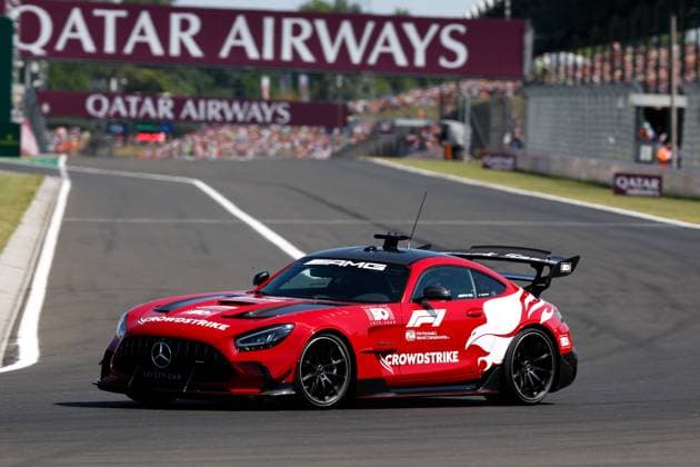 F1 Safety Car, Mercedes-AMG GT Black Series, F1 Grand Prix of Hungary at Hungaroring on July 23, 2023 in Budapest, Hungary. (Photo by HOCH ZWEI) Budapest Hungary