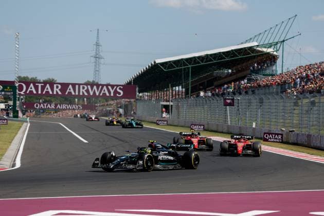 44 Lewis Hamilton (GBR, Mercedes-AMG Petronas F1 Team), F1 Grand Prix of Hungary at Hungaroring on July 23, 2023 in Budapest, Hungary. (Photo by HOCH ZWEI) Budapest Hungary