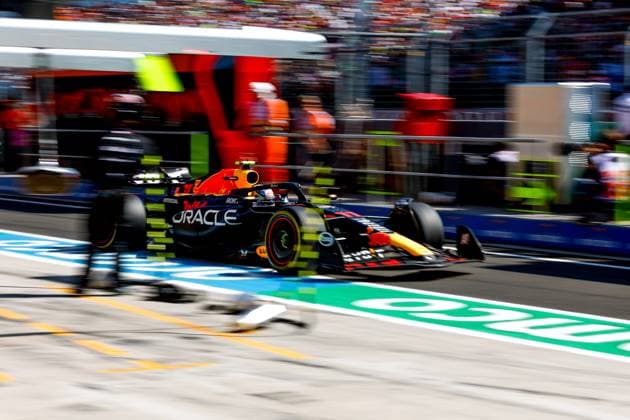 11 Sergio Perez (MEX, Oracle Red Bull Racing), F1 Grand Prix of Hungary at Hungaroring on July 23, 2023 in Budapest, Hungary. (Photo by HOCH ZWEI) Budapest Hungary