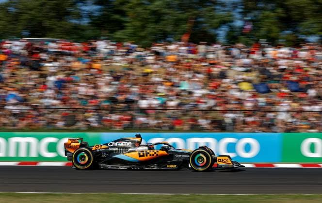 81 Oscar Piastri (AUS, McLaren F1 Team), F1 Grand Prix of Hungary at Hungaroring on July 23, 2023 in Budapest, Hungary. (Photo by HOCH ZWEI) Budapest Hungary