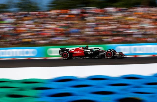 24 Guanyu Zhou (CHN, Alfa Romeo F1 Team Stake), F1 Grand Prix of Hungary at Hungaroring on July 23, 2023 in Budapest, Hungary. (Photo by HOCH ZWEI) Budapest Hungary