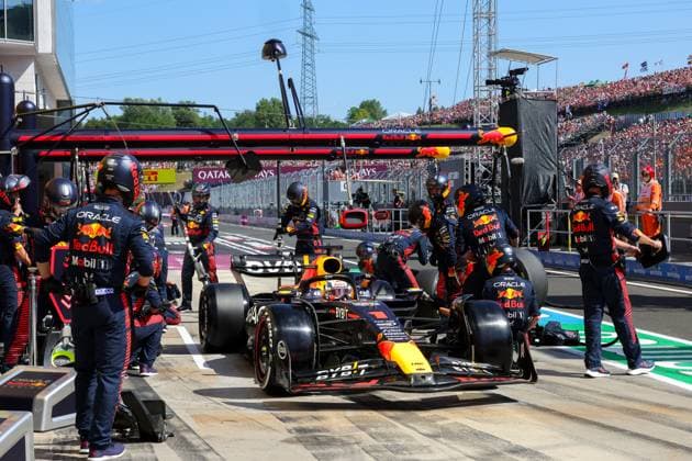 1 Max Verstappen (NLD, Oracle Red Bull Racing), F1 Grand Prix of Hungary at Hungaroring on July 23, 2023 in Budapest, Hungary. (Photo by HOCH ZWEI) Budapest Hungary