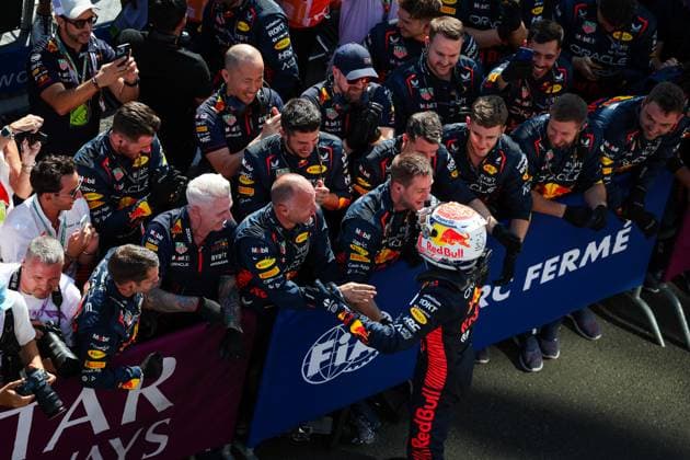 1 Max Verstappen (NLD, Oracle Red Bull Racing), F1 Grand Prix of Hungary at Hungaroring on July 23, 2023 in Budapest, Hungary. (Photo by HOCH ZWEI) Budapest Hungary