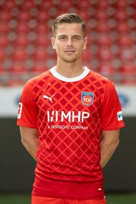 Tim Koether (FC Heidenheim, 26), GER, FC Heidenheim 1846, Fussball, 1. Bundesliga, Portraettermin, Spielzeit 2023 2024, 23.07.2023, DFB DFL regulations prohibit any use of photographs as image sequences and or quasi-video., GER, FC Heidenheim 1846, Fussball, 1. Bundesliga, Portraettermin, Spielzeit 2023 2024, 23.07.2023 Heidenheim Copyright: xEibner-Pressefoto SaschaxWaltherx EP_EER