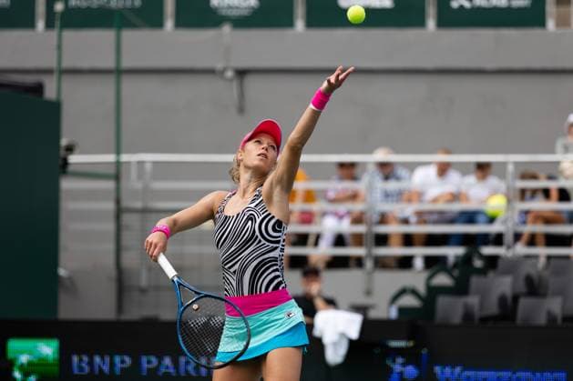 Sport Bilder des Tages LAURA SIEGEMUND (GER) TENNIS : BNP Parisbas Varsovie Open - WTA250 - 24 07 2023 FrancoisAsal Panoramic  